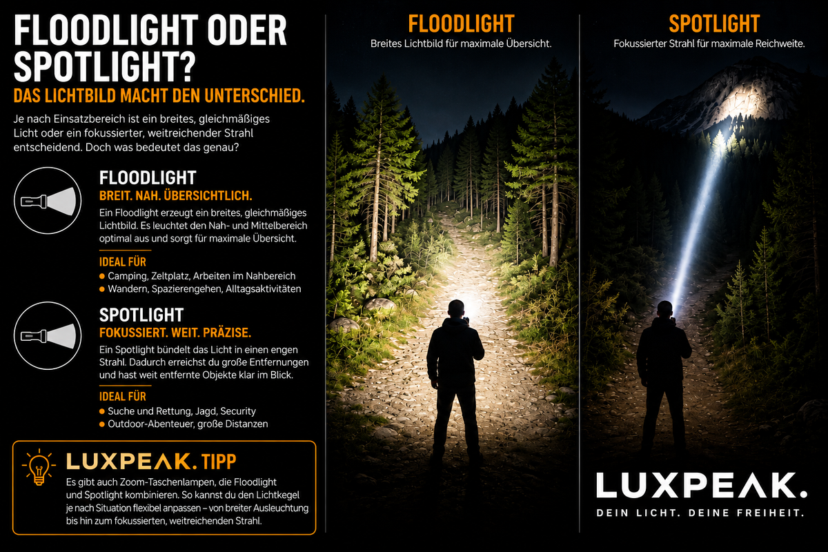 Spotlight oder Floodlight?
