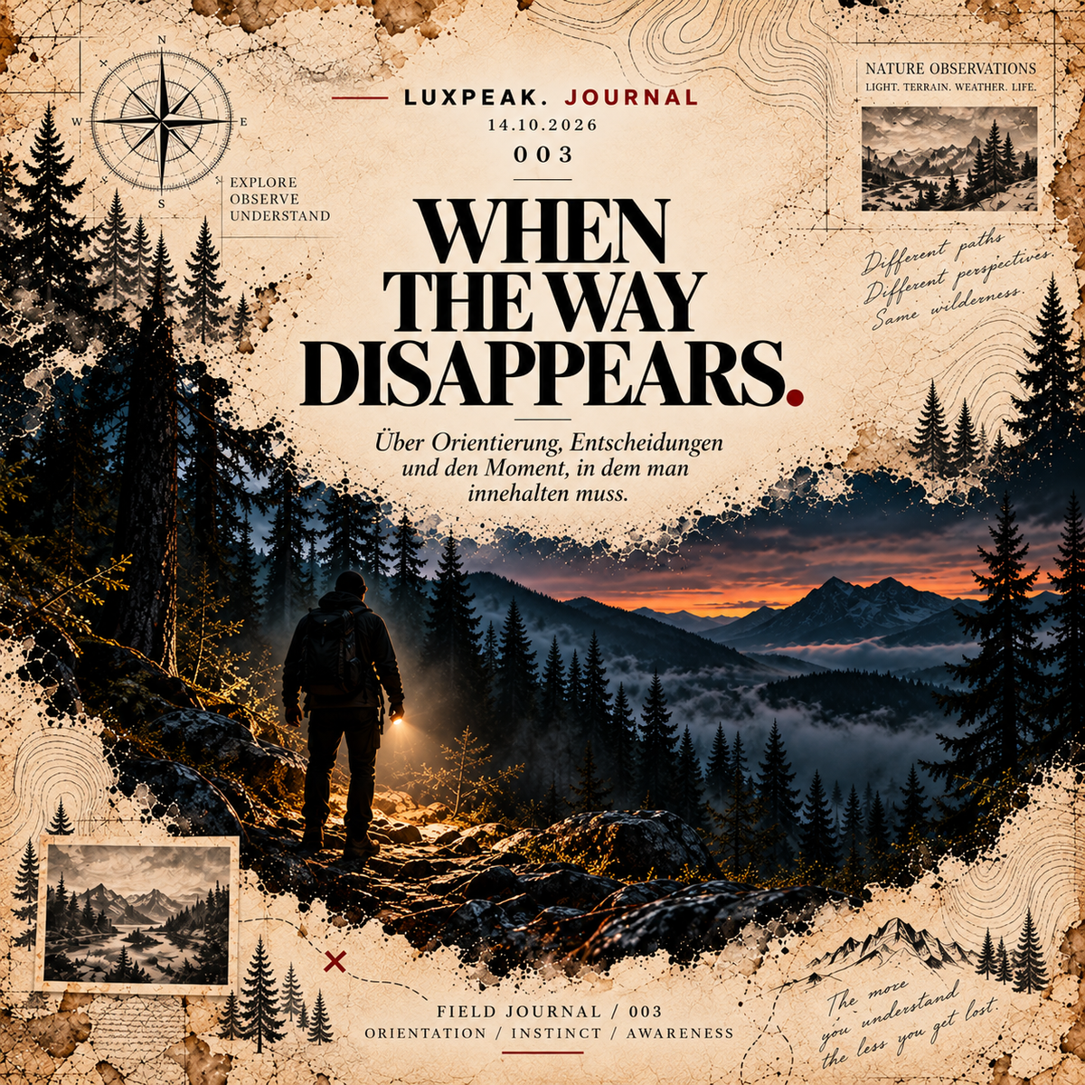 WHEN THE WAY DISAPPEARS.